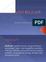 Motivasi Belajar