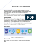 Title 1:simulate and Analysis Voip and Vlan Over Local Area Network