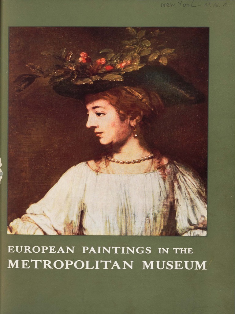 A Concise Catalogue of The European Paintings in The Metropolitan Museum of  Art PDF | PDF | Paintings