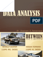 Data Analysis: BY: Shashank .B. Ramannavar