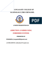 K.S.Rangasamy College of Technology, Tiruchengode.: Addiction Avoider Using Embedded Systems