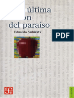 Una Última Visión del paraíso - Eduardo Subirats.pdf
