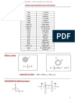 Formulário Mecânica Dos Materiais PDF