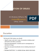 4 General Pharmacology Aliexcretion