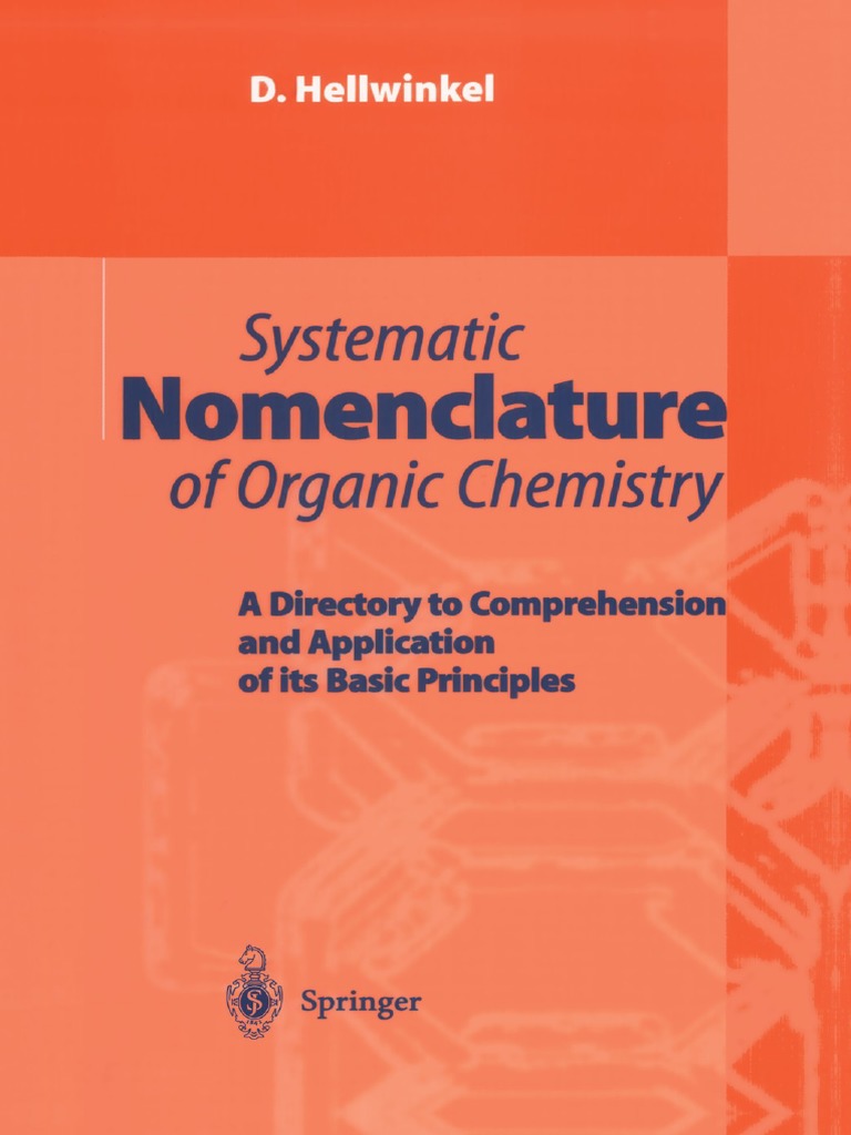 EbookSystematic Nomenclature Organic Chemistry PDF Download Free PDF