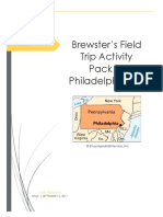 Field Trip Activity Pack To Philadelphia Pa