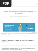 13 Pontos cruciais sobre Trabalho em Altura NR 35 e Anexos I e II.pdf