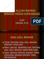 Mata Kuliah Bahasa Sebagai Media Komunikasi