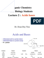 Organic Chemistry For Biology Students: Acids Bases