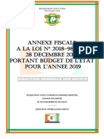 Annexe Fiscale 2019 PDF