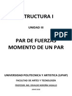 Estructura I-unidad III-par de Fuerzas. Momento de Un Par