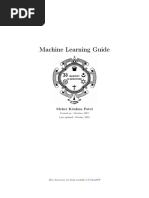 Machine Learning Guide: Meher Krishna Patel