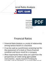 Financial Ratio Analysis: Presented By: Sushil Panigrahi Nishu Navneet Shashank Shivhare Manoj Jhawar