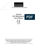 Novamill CNC Milling Machine User'S Manual.: Total Commitment To Education and Training Worldwide