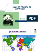 Presentación Power Point sobre animales en peligro de extinción