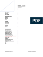 MODEL No.192: Component Name Quantity Resistors