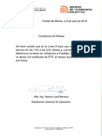 Metro da constancia por fallas en L9