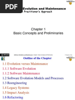 Basic Concepts and Preliminaries: Software Evolution and Maintenance