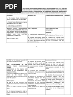 Federal Road Bill TABULA