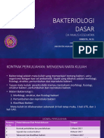 Bakteriologi-Pertemuan 1 2017