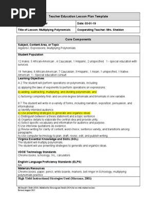 lesson plan