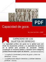 13. P&P - CAPACIDAD DE GOCE - ESTATUS JURÍDICO - SURGIMIENTO DE LA PERSONALIDAD JURÍDICA.ppt