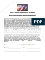 arizona jural assembly membership agreement