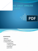 Three Phase Fault Analisis With Auto-Rest