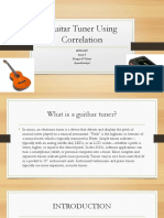 Guitar Tuner Using Correlation