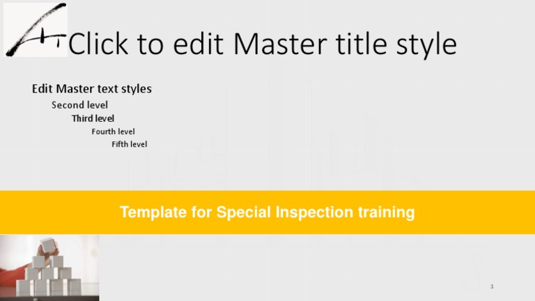 Inspection Training Template | PDF