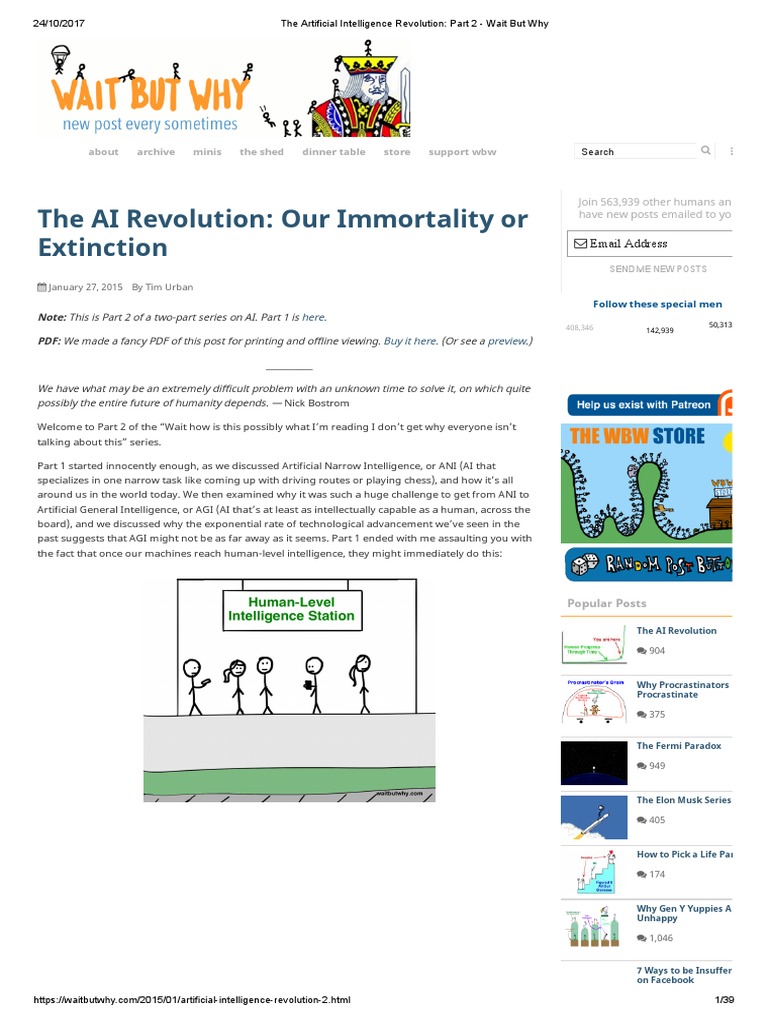 The Artificial Intelligence Revolution - Part 2 | PDF | Artificial ...
