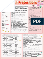 Match the Numbers and Letters Grammar Exercise