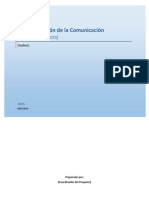 Anexo A6 - Plan de Gestión de La Comunicación