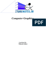 Computer Graphics by Mukesh Sahoo 64f3ac PDF