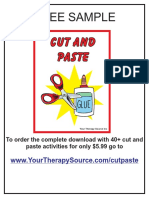 Free Sample Cut and Paste