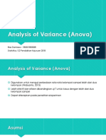 Analysis of Variance (Anova)