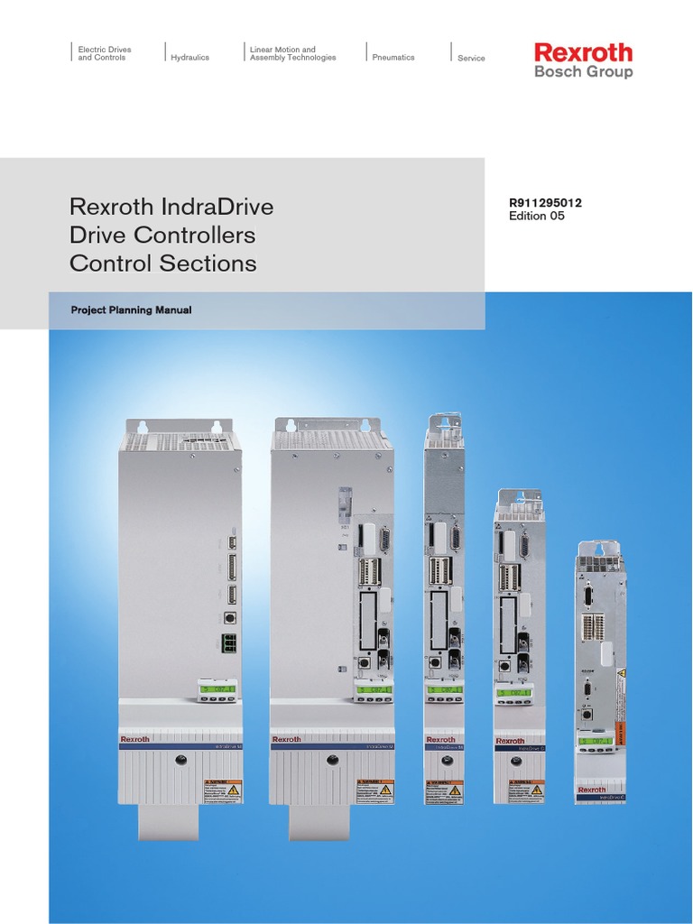 Rexroth Indradrive Drive Controllers Control Sections Project