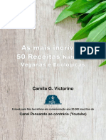 E Book as 50 Receitas Naturais Mais Incriveis Por Camila Victorino