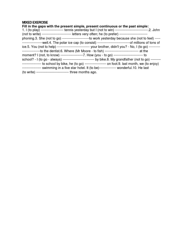 Mixed Exercise | PDF