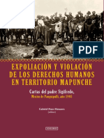 Expoliación y violación de derechos humanos de los indígenas mapuches en el territorio Panguipulli según cartas de 1905