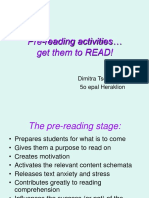 Pre-Reading Activities Get Them To READ!: Dimitra Tsolakidou 5o Epal Heraklion