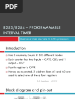 8254 - Programmable Interval Timer