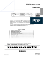 Marantz DR 4050-Service Manual PDF