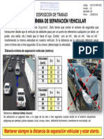 GGT - Dt-pdr-003 - Distancia Mínima de Separacion Vehicular