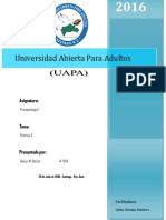 Tarea 2 de Psicopatologia I