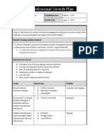 Professional Growth Plan Psii 2019 1