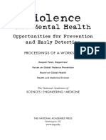 Violence and Mental Illness PDF