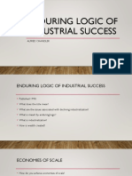 Enduring Logic of Industrial Success: Economies of Scale and Scope Drive Managerial Enterprise Growth