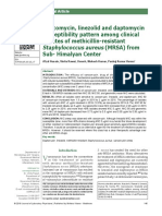 Vancomycin, Linezolid and Daptomycin