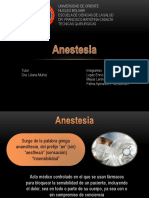 Anestesia